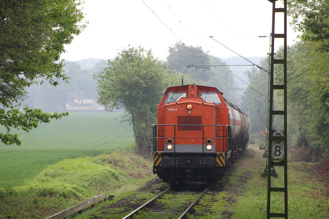 203 014 (zum Aufnahmezeitpunkt für LaS unterwegs) // Gelsenkirchen-Hassel // 30. April 2014