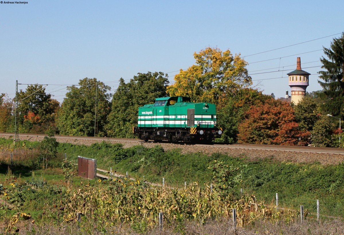 203 127-6 als Tfzf bei Bruchsal 1.10.15