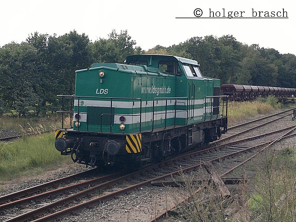 203 127-6 der LDS war beim rangieren im bhf glinde am 18.09.13