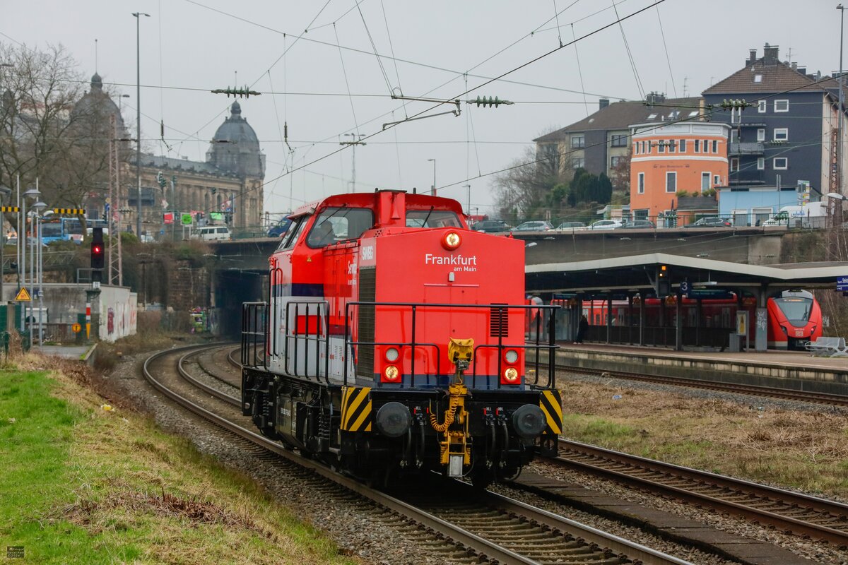 203 127 SWEG V100-Ost  Frankfurt am Main  in Wuppertal, Februar 2024.