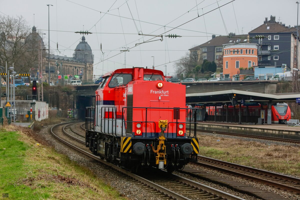 203 127 SWEG V100-Ost  Frankfurt am Main  in Wuppertal Steinbeck, am 27.02.2024.