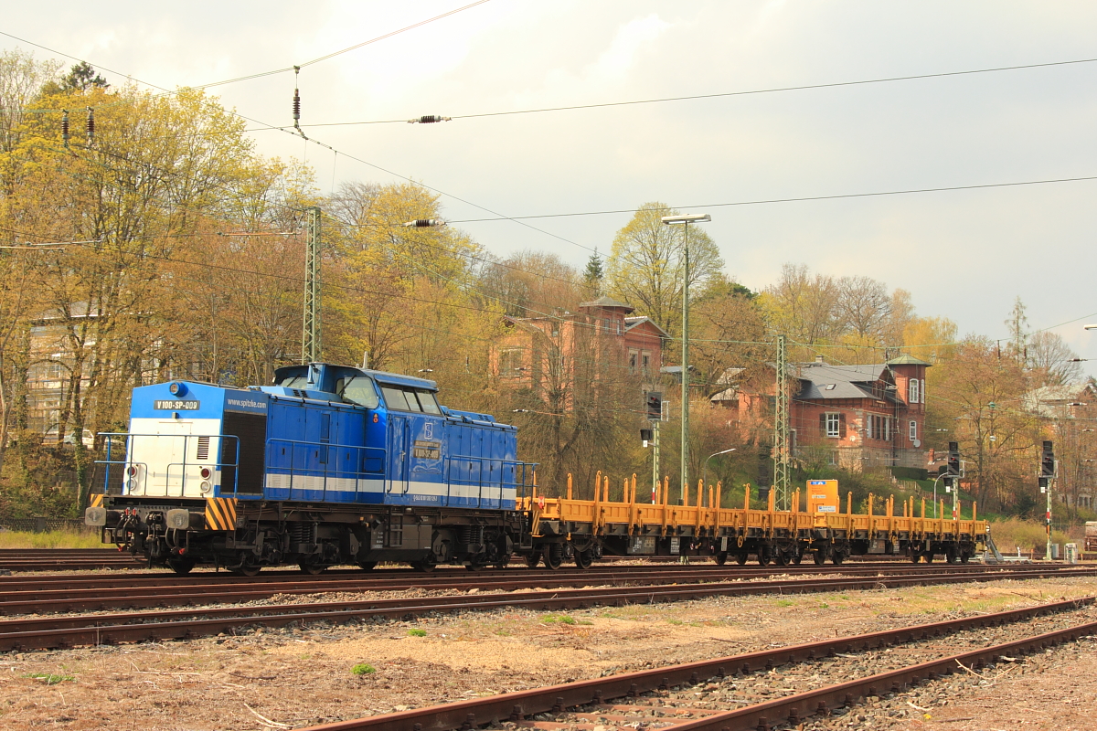 203 129-2 SLG Spitzke V 100-SP-009 in Coburg am 12.04.2016.