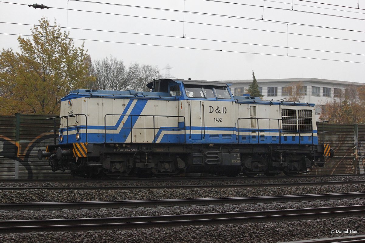 203 208-4 D&D 1402 in Hamburg Harburg, November 2016.