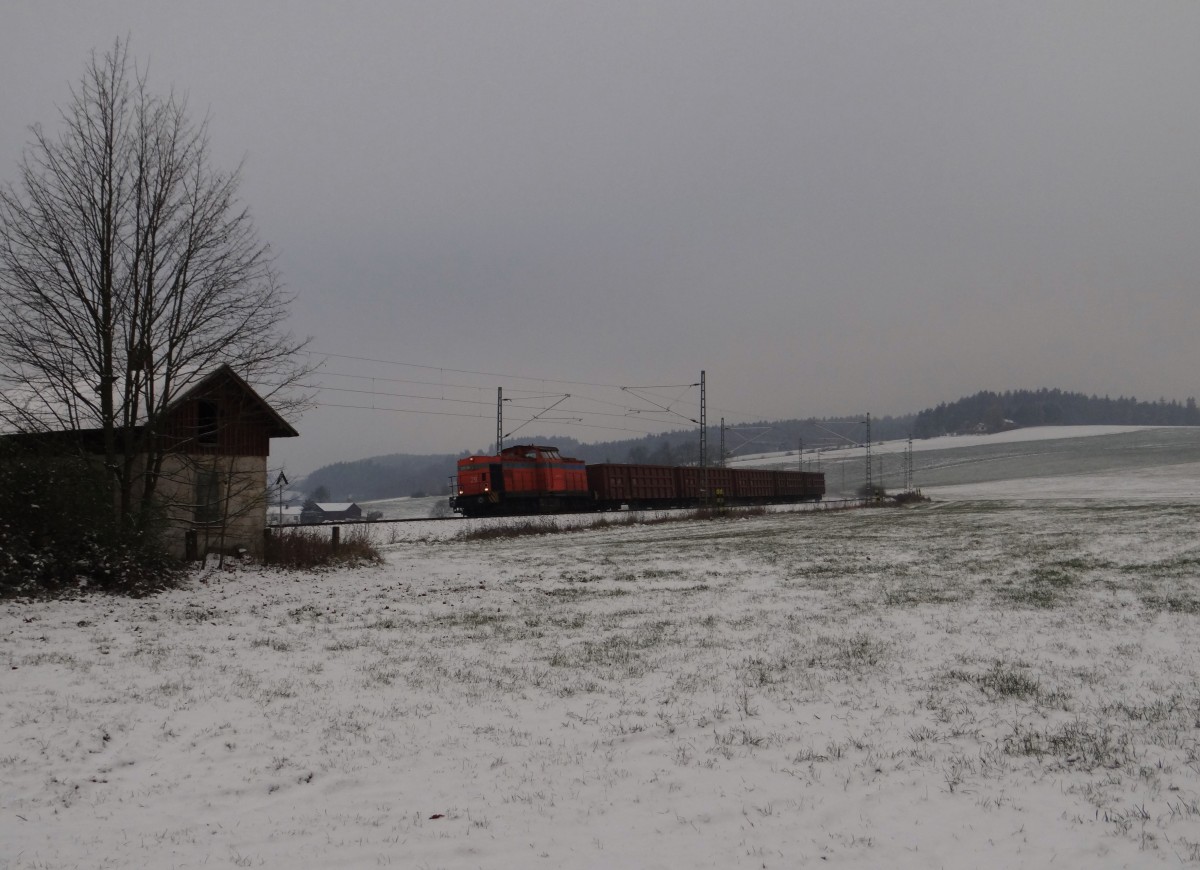 203-29 (SWT) zu sehen in Drochaus/V. im ersten Schnee in diesem Winter am 02.12.14.