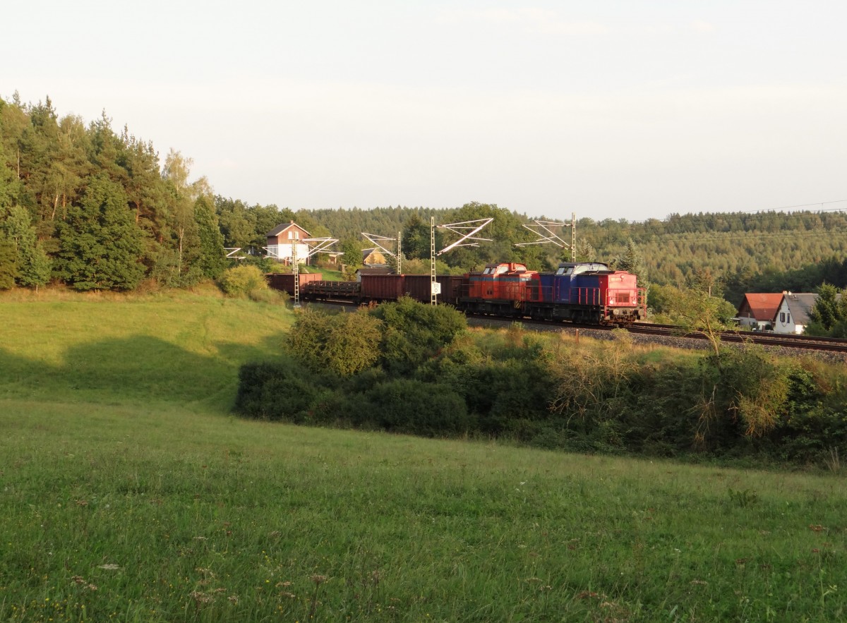 203 405 SWT und 203-28 SWT zu sehen am 09.09.14 in Jößnitz/V.