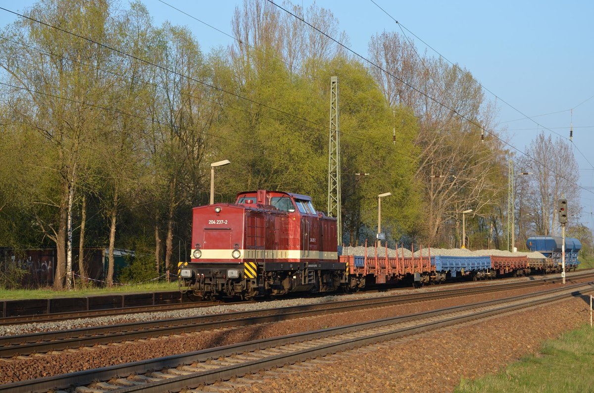 204 237-2 / 202 237-4 der MTEG in Leipzig Thekla 14.04.2016