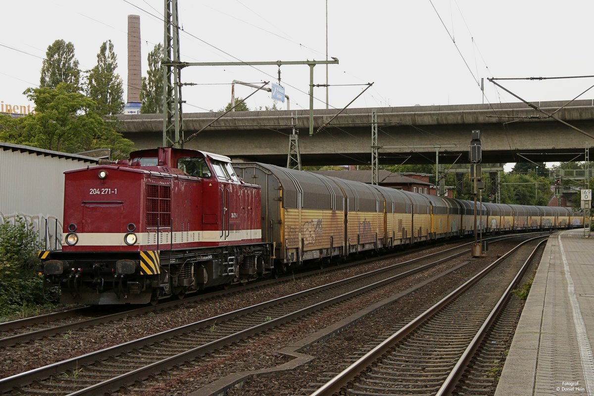 204 271-1 mit ARS Altmann in Hamburg Harburg, am 02.09.2017.