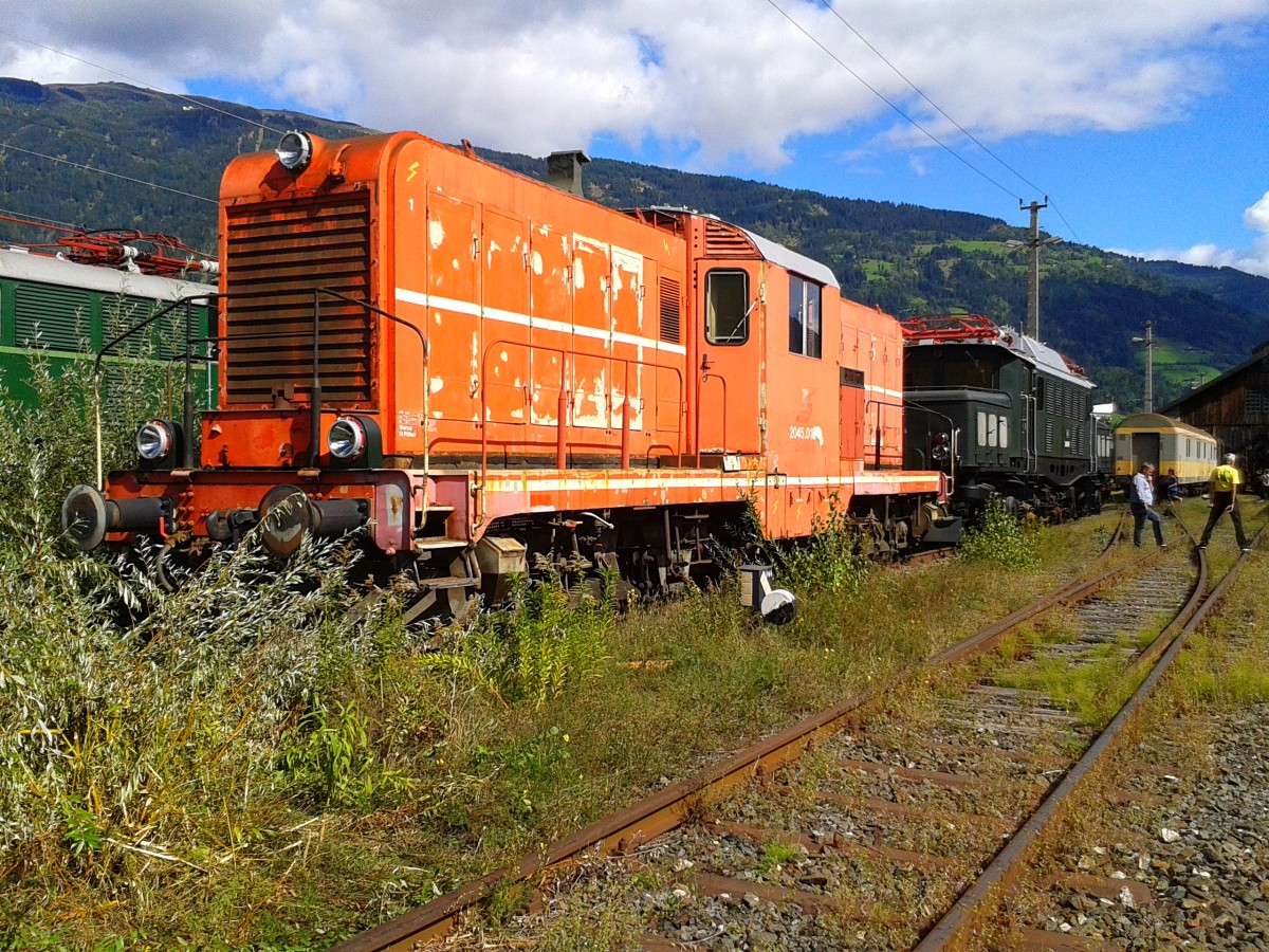 2045 015-1 und 1020.23 am 20.9.2015 auf dem Gelände der Lienzer Eisenbahnfreunde.