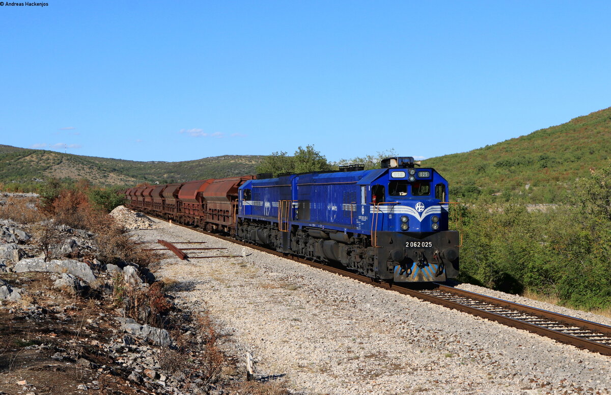 2062 025 und 2062 019 mit dem Tv 80621 (Ogulin-Solin) in Koprno 30.8.21