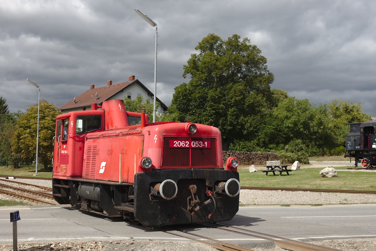 2062 053 beim Verschub in Ernstbrunn. (12.08.2017)