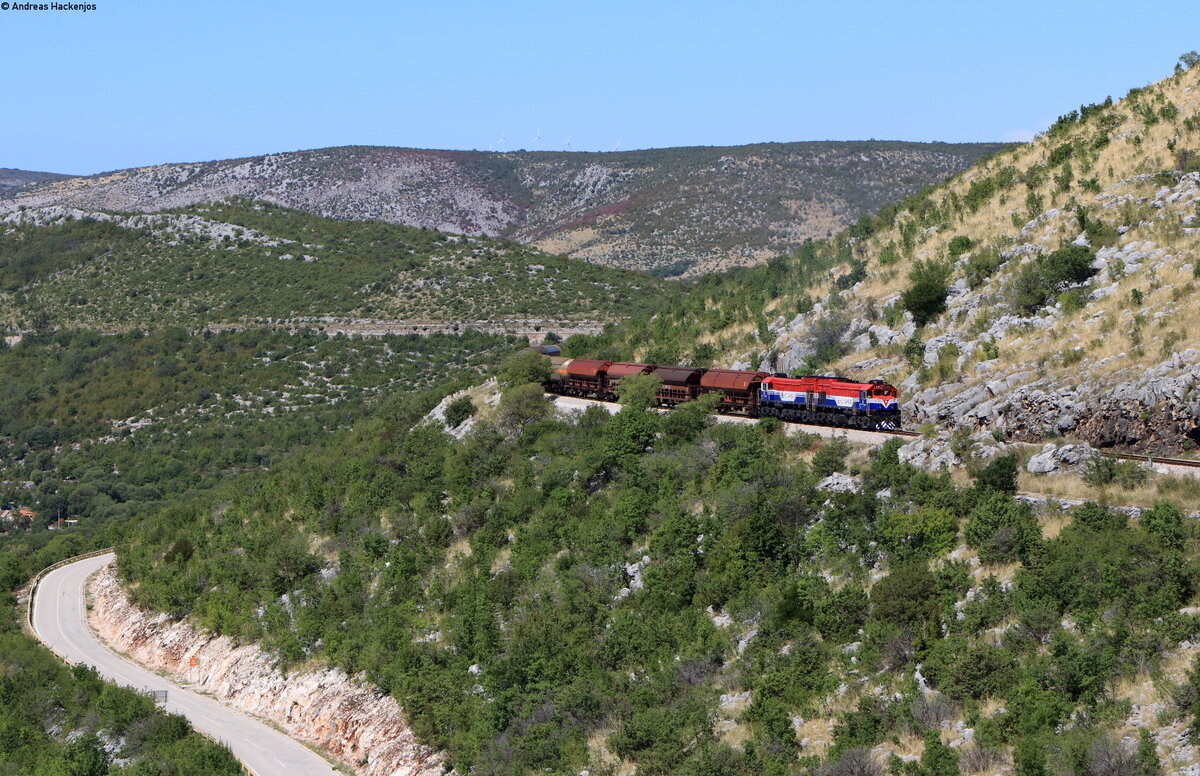 2062 119 und 2062 112 mit dem Tv 81101 (Ludbreg-Solin) bei Prgomet 30.8.21