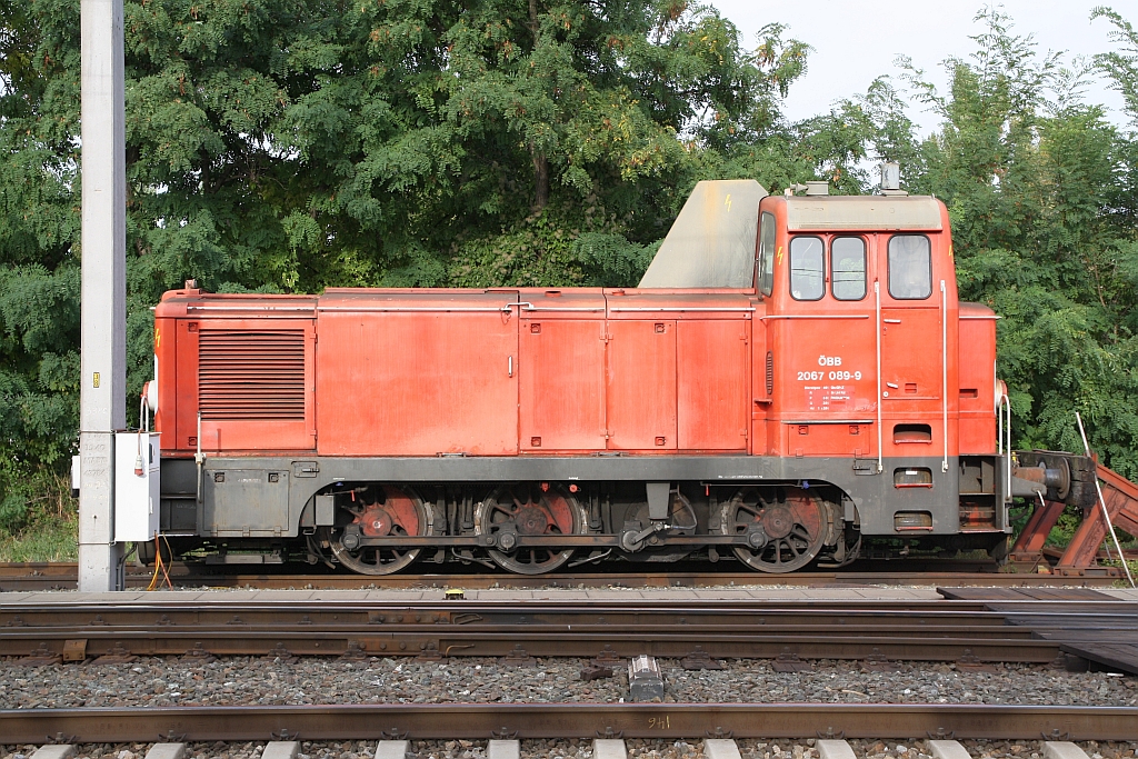 2067 089-9 am 28.September 2016 in Jedlersdorf.