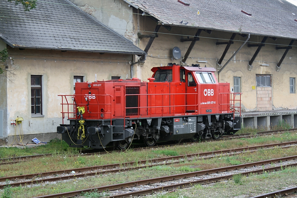 2070 077-0 am 11.Oktober 2014 in Gänserndorf.