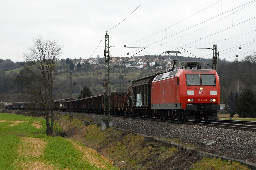 21.01.2018 Streckenabschnitt Uhingen 145 021-2