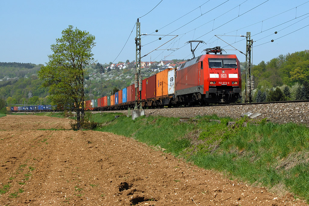 21.04.2018 Streckenabschnitt Uhingen 152 073-3