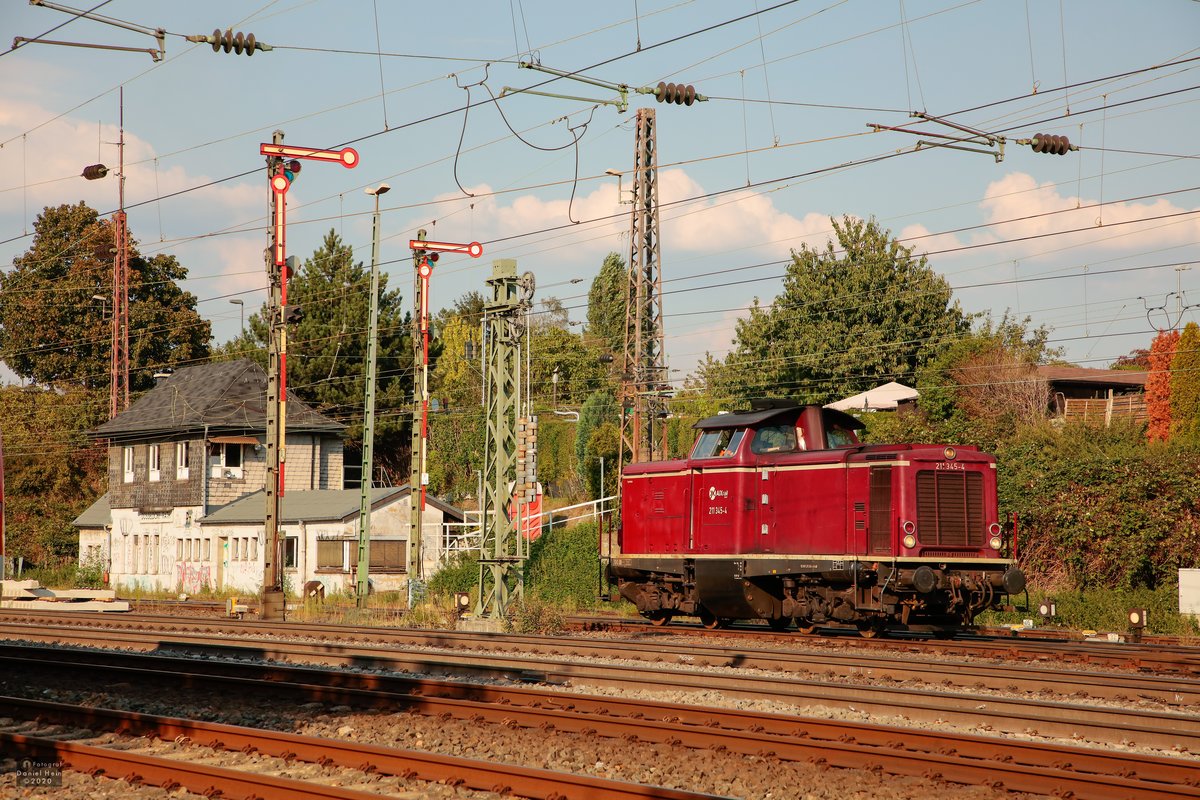 211 345-4 Aixrail in Düsseldorf Rath, September 2020.