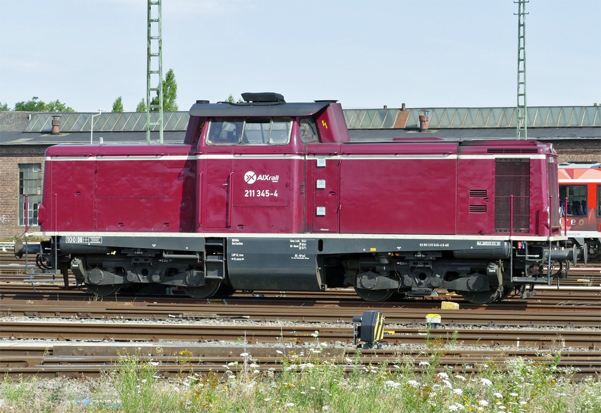 211 345-4 AIXrail in Euskirchen - 19.07.2017