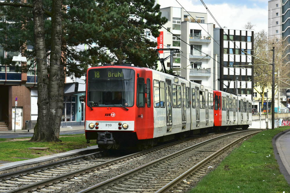 2113 auf der neuen Weyerstraße am 26.03.2018.