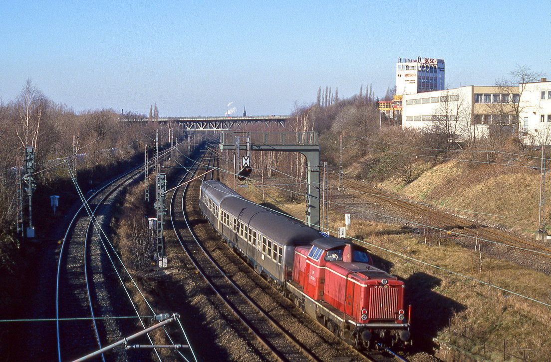 212 308, Dortmund Schönau, 13.02.1988.
