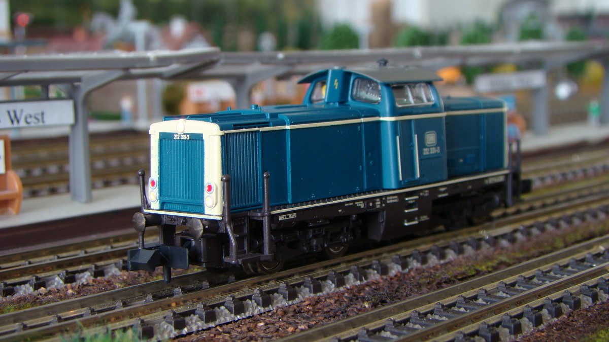 212 331-3 DB, auf meiner Anlage, Fleischmann Epoche IV