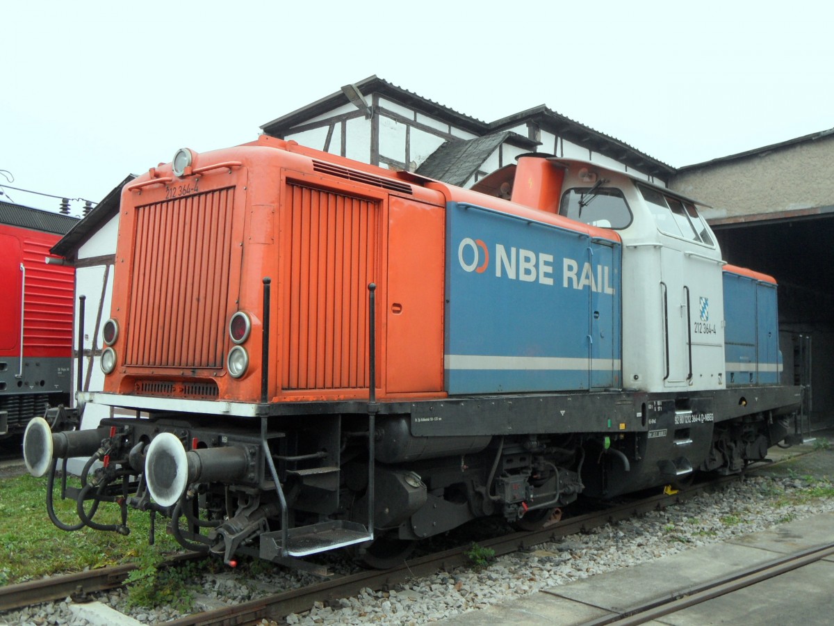212 364 zu Gast beim DR-Dieselloktreffen in Weimar, 12.10.2013