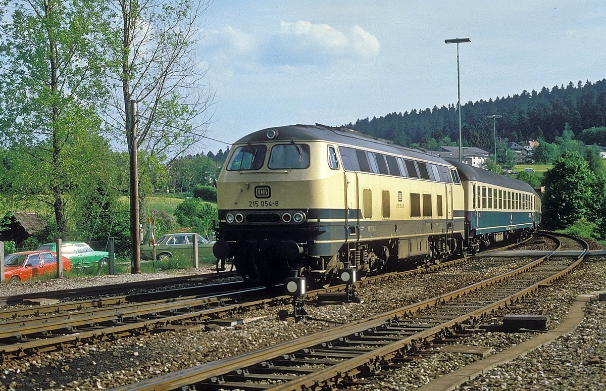 215 054  Freudenstadt Hbf  10.06.84