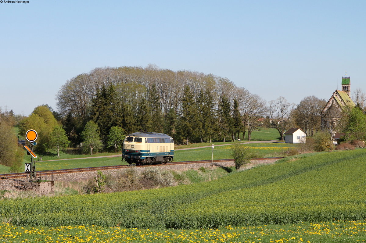 215 082-9 als Tfzf 84329 (Neustadt(Schwarzw)-Villingen(Schwarzw)) bei Löffingen 27.4.18