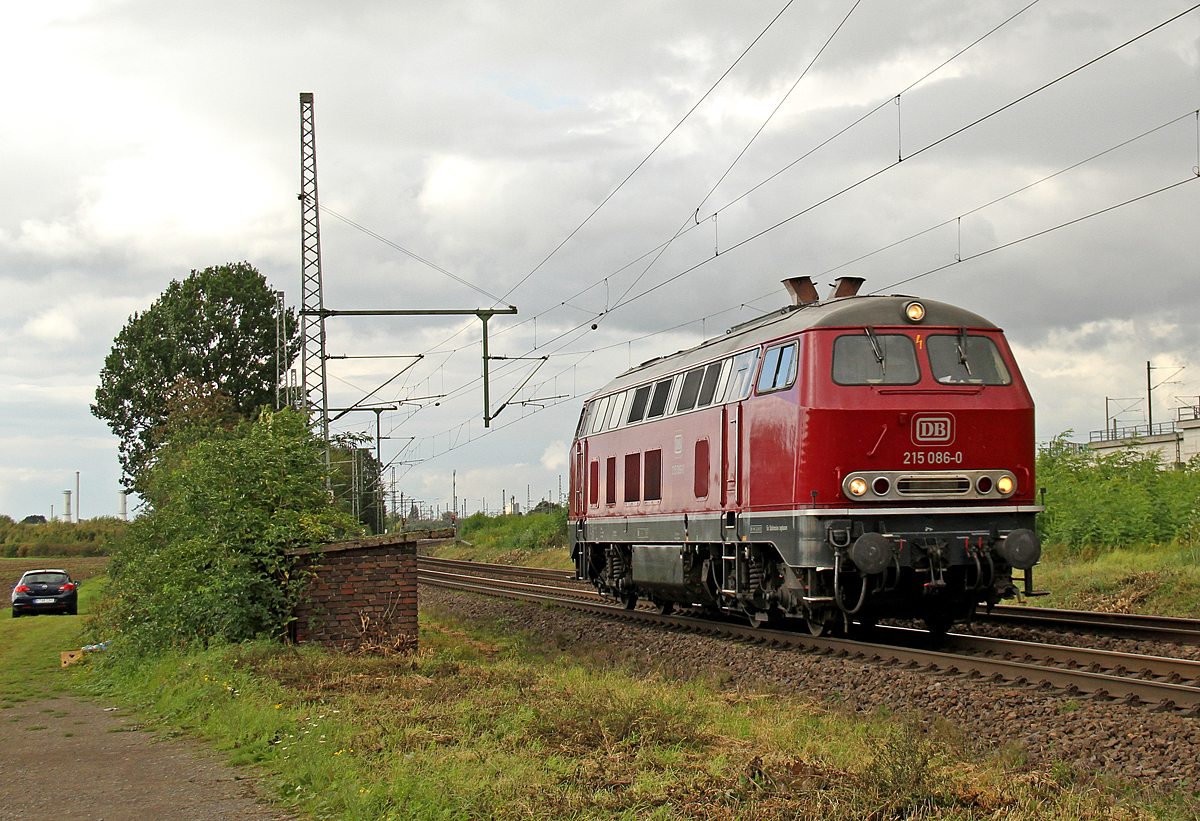 215 086 bei Porz Wahn am 15.09.2017