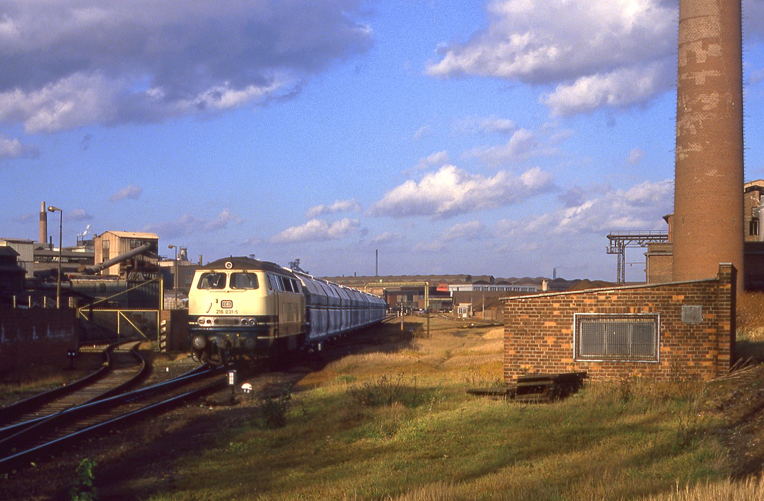 216 031, Duisburg Angerhausen, 09.11.1985.