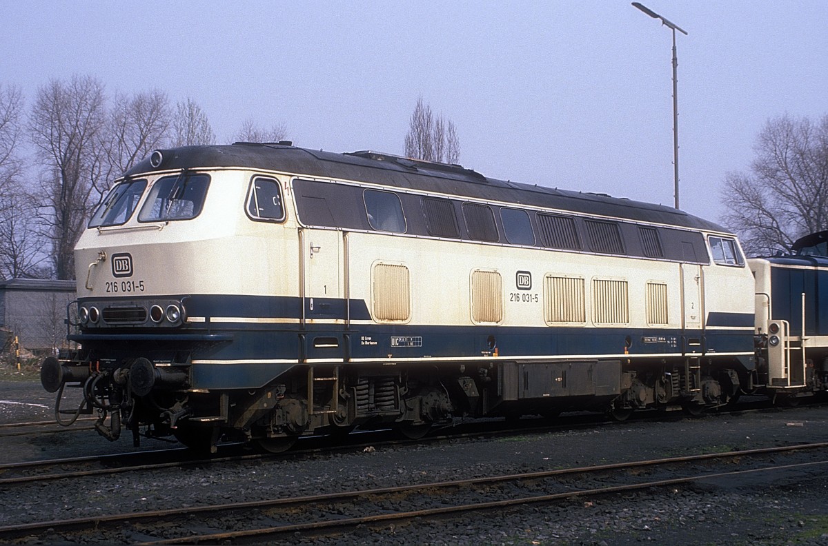 216 031  Gelsenkirchen - Bismarck  07.04.88
