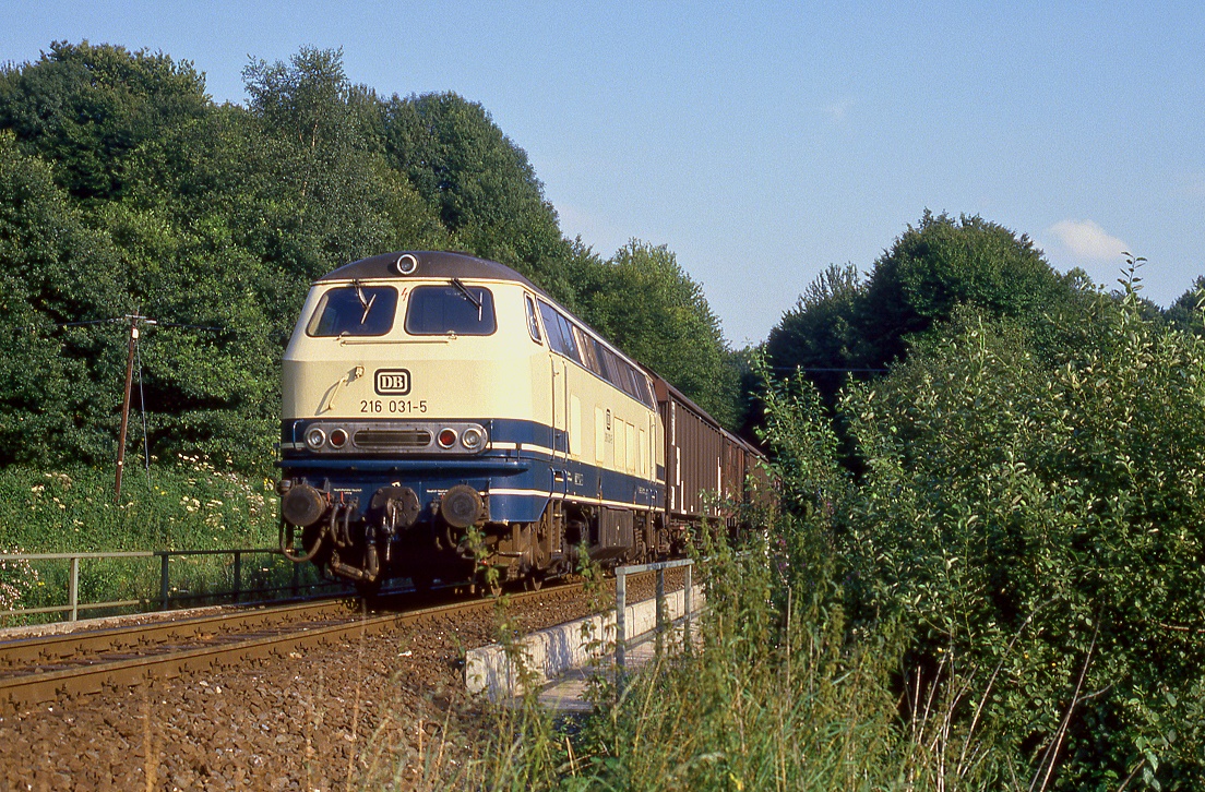 216 031, Heiligenhaus Hofermühle Wiel, 07.08.1985.