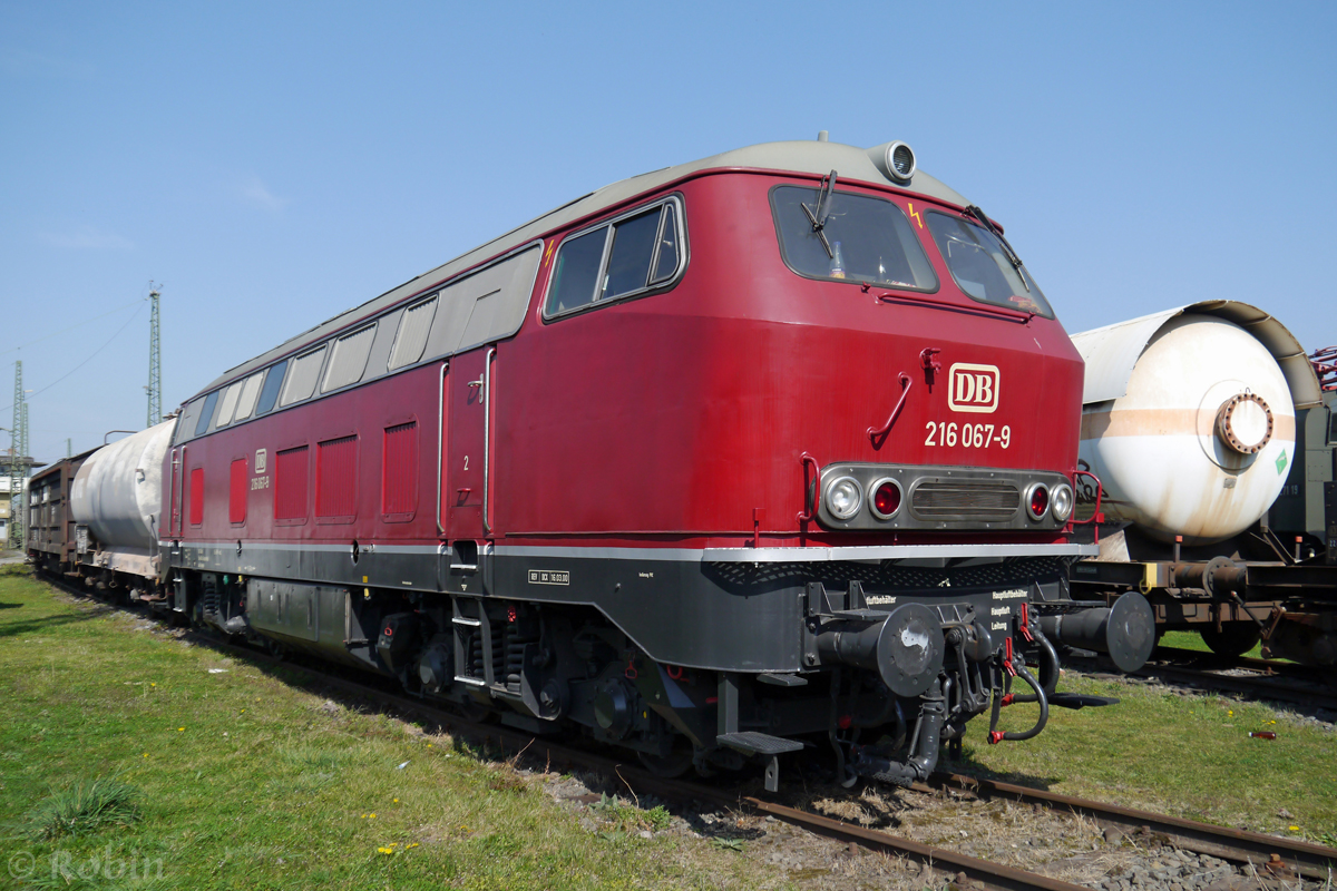216 067-9 in DB-Museum Koblenz.
(29.03.2014)