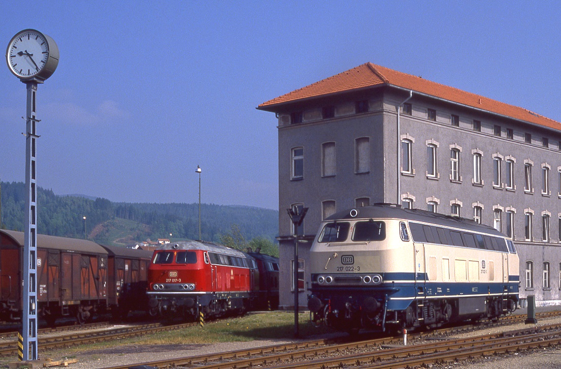 217 017, 217 022, Furth im Wald, 14.05.1987,