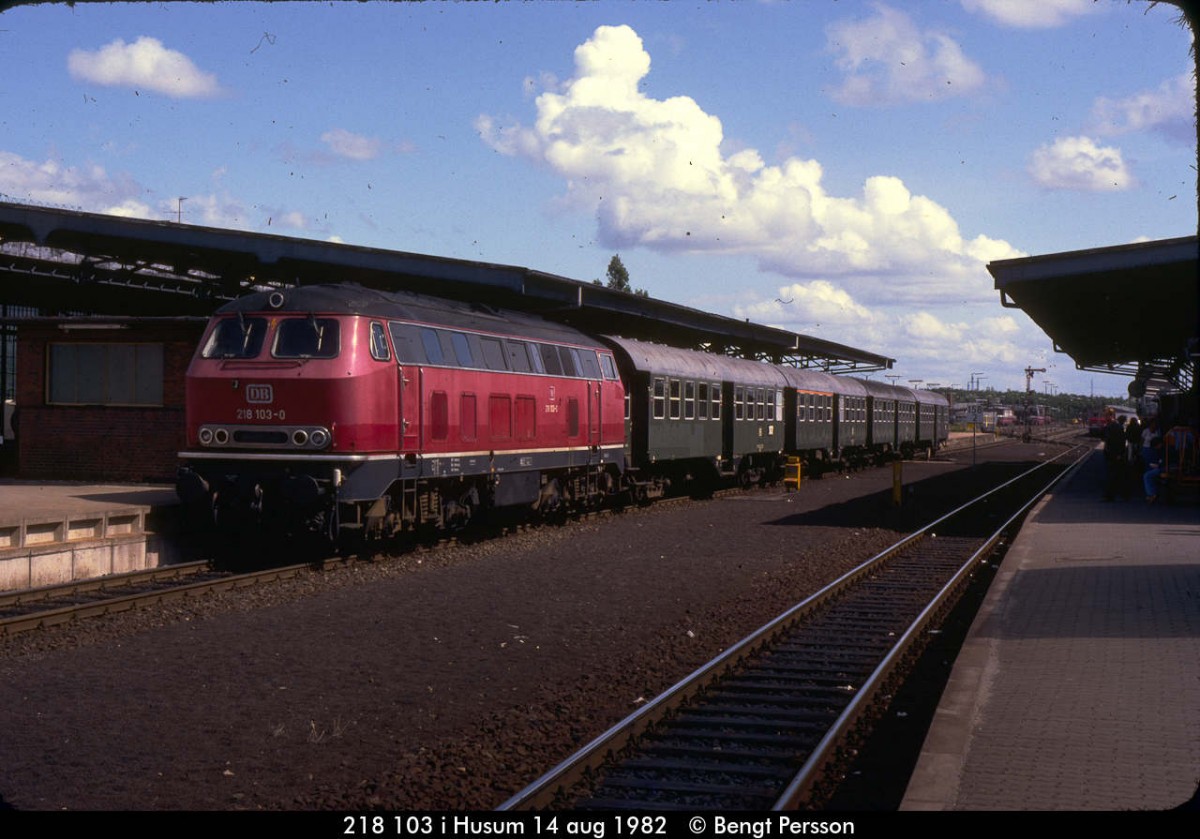 218 103 in Husum 14.08.1982