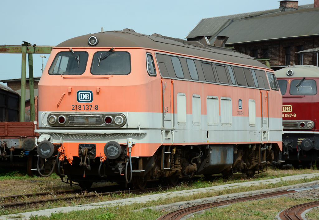 218 137-8 im DB-Museum Koblenz-Lützel - 11.09.2016