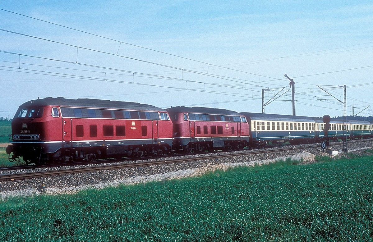 218 199 + 218 226  bei Golshöfe  20.05.81
