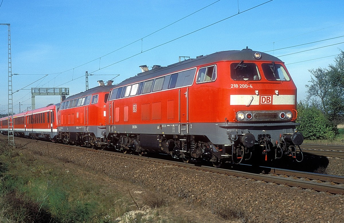 218 200 + 218 220  Graben - Neudorf  01.10.02