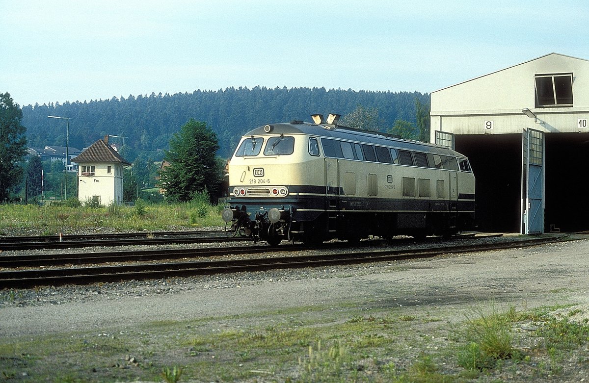 218 204  Freudenstadt Hbf  10.07.87