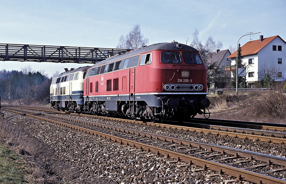 218 205 + 218 199  Hersbruck  05.03.92