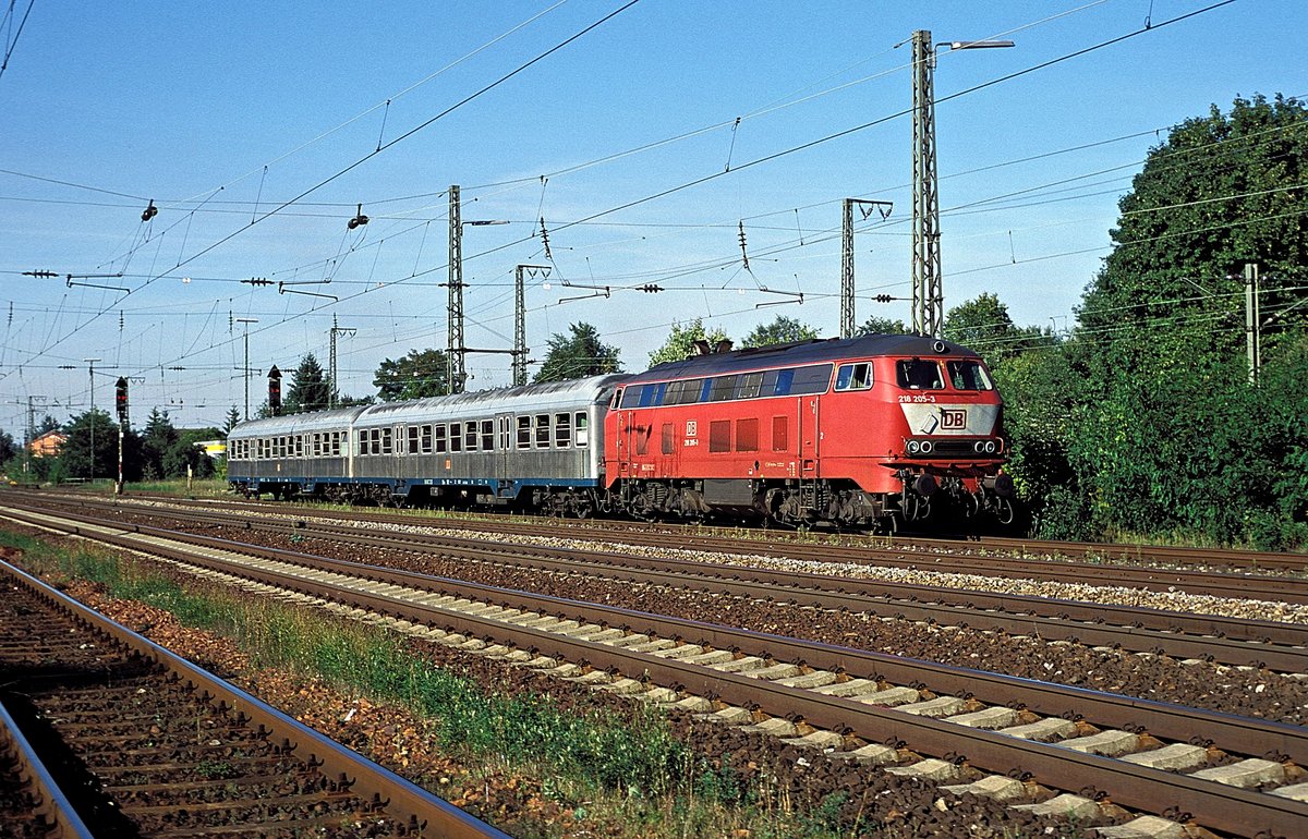 218 205  Graben - Neudorf  25.08.00