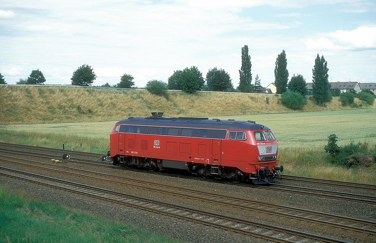  218 242  bei Braunschweig  10.07.97