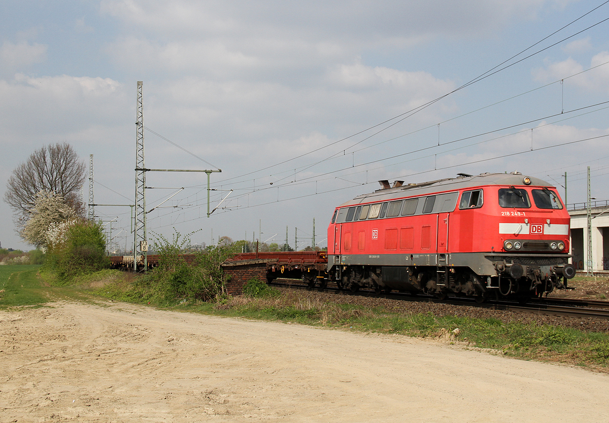 218 249 bei Porz Wahn am 04.04.2017