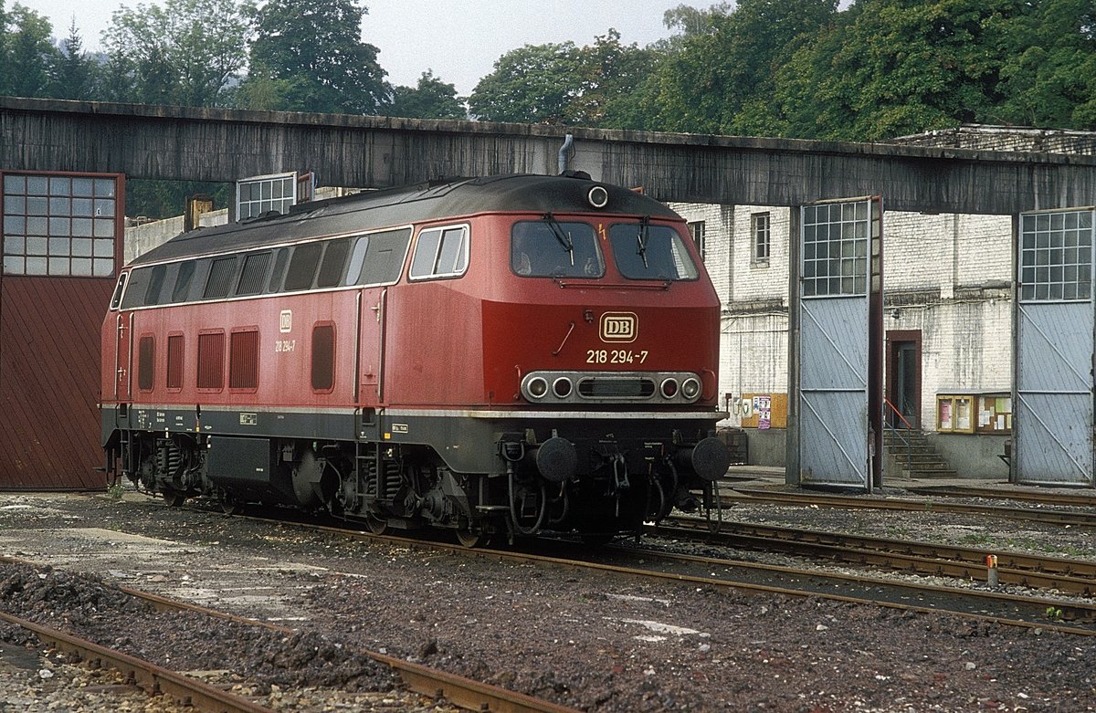 218 294  Freudenstadt Hbf  18.09.82