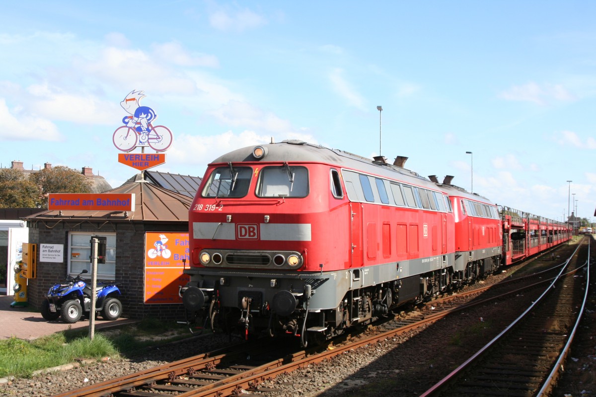 218 319-2 218 319-2 + 218 362-2 Westerland (Sylt) 09.08.2008