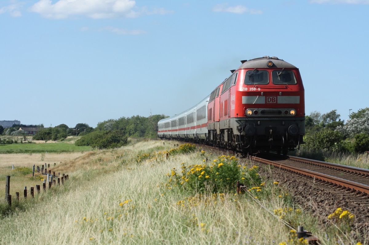 218 359-8 in Keitum/Sylt am 12.08.13