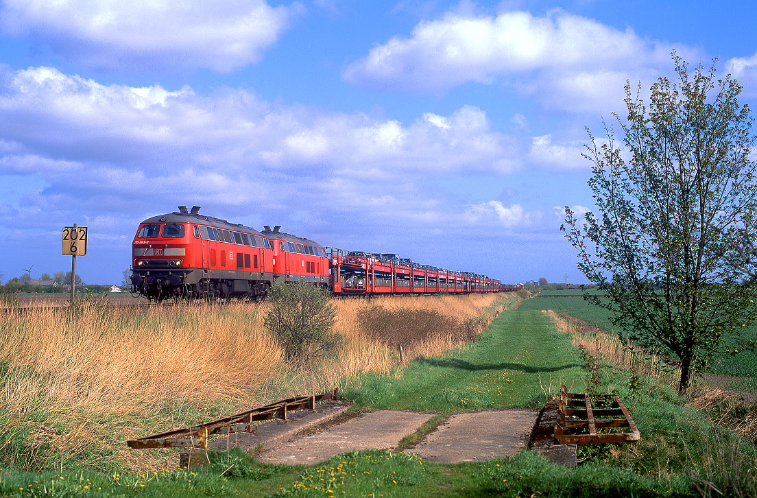 218 363 + 218 342, Südergotteskoog, 04.05.2010.
