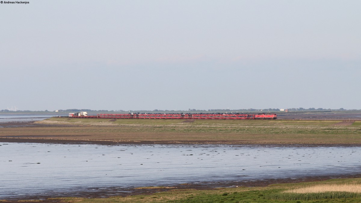 218 381-2 und 218 379-6 ? mit dem AS 1458 (Niebüll-Westerland(Sylt)) bei Morsum 29.5.14