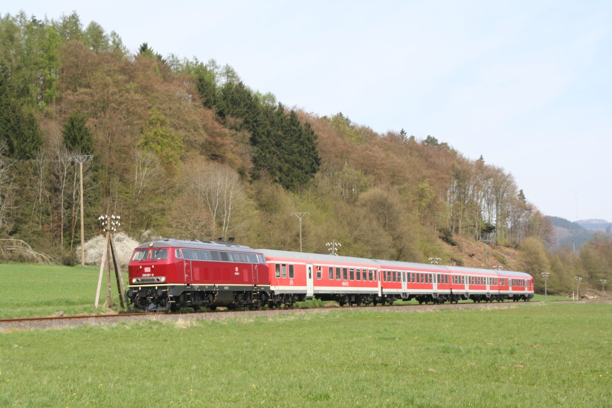 218 387-9 Eckelshausen 27.04.2008