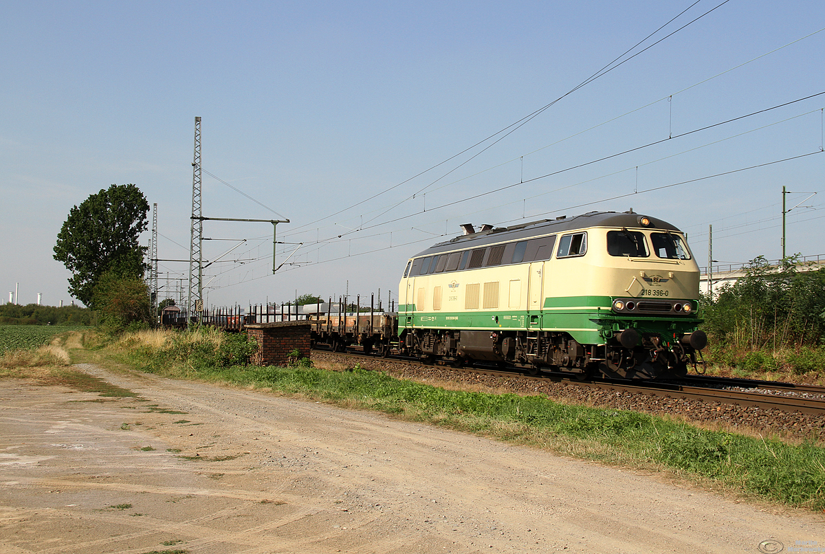 218 396 bei Porz Wahn am 30.08.2019