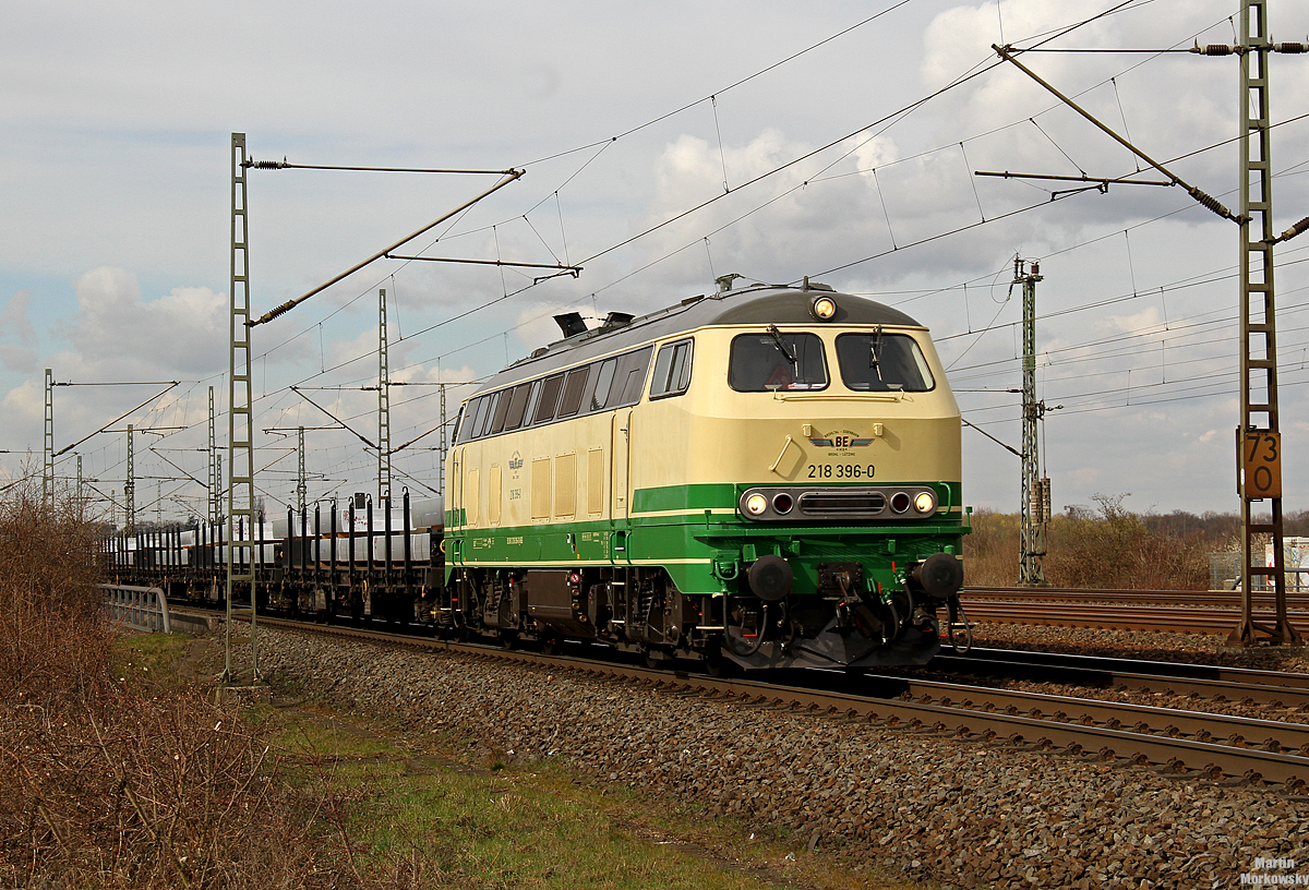 218 396 bei Porz(Rhein) am 26.03.2018